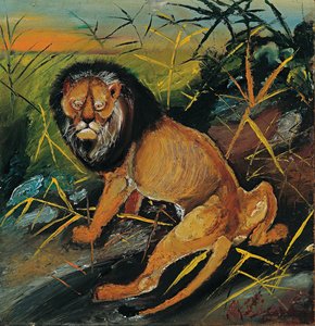 Lion — Antonio Laccabue, Naïve Art