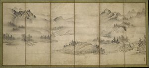 Landscape Of The Four Seasons (eight Views Of The Xiao And Xiang Rivers) — Sōami