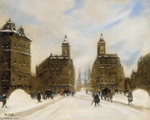 Budapest In Winter - — Antal Berkes
