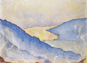 Evening Mist On Lake Thun — Ferdinand Hodler