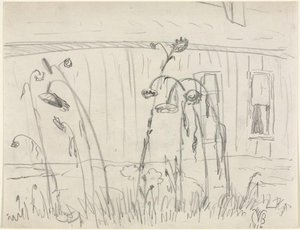 Dying Sunflowers — Charles Burchfield