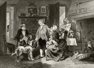 George Washington Hears His Mother — Alonzo Chappel