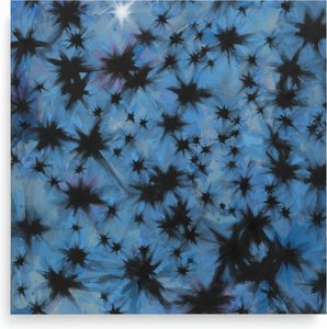 Himmlische Fragmentierung in Cerulean: Eine singuläre Studie von strahlenden Schatten und Licht