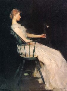 The Carnation, (painting) — Thomas Wilmer Dewing