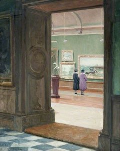 Interior Of Glasgow Corporation Art Galleries — Charles R Dowell