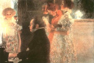 Schubert At The Piano — Gustav Klimt