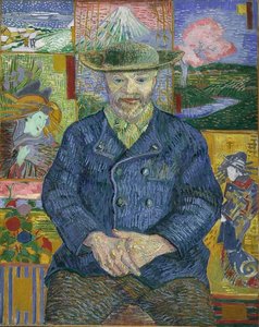 Portrait Du Pere Tanguy — Vincent Willem Van Gogh, Post-impressionism