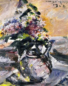 Lilac In A Glass Jug — Lovis Corinth