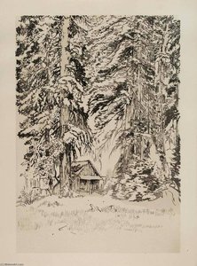 Evening At Carl Inn (progressive Proof No.9) — Chiura Obata