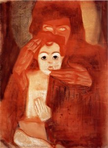 Mother And Child (madonna) — Egon Schiele, Expressionist Style