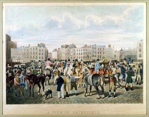 A View In Smithfield — Jacques Laurent Agasse