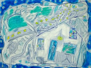 Artist In His House At Night — Ernest Zobole