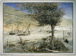 Combe Martin, Devon — Albert Goodwin