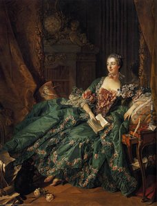 Portrait Of Marquise De Pompadour — François Boucher, Rococo