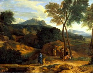 Classical Landscape — Jean François Millet The Elder