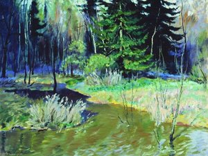 Forest Stream — Sergej Arsenjewitsch Winogradow