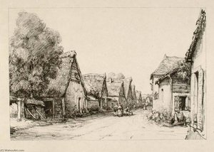 Les Chaumieres De Change Pres De Maintenon — Herman Armour Webster