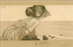 Girls Between Brown-green Borders (8) — Raphael Kirchner