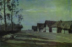 Moonlit Night. A Village1 — Isaak Ilyich Levitan