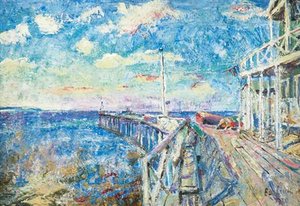Coastal View — David Davidovich Burliuk