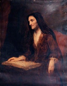 Old Lady Reading — John Graham Gilbert