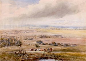 Distant View Of Raby Castle, Durham — David Cox The Elder