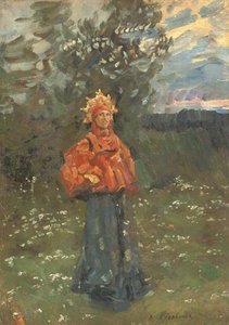 A Russian Maiden — Konstantin Alexeievitch Korovin