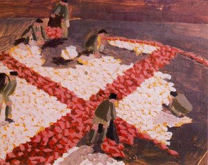 Making A Red Cross — Sir Stanley Spencer
