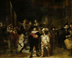 The Nightwatch — Rembrandt Peale, Neoclassical Style