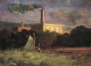 The Mill In Knightsville — Edward Mitchell Bannister