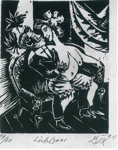 Lovers — Otto Dix, Expressionism