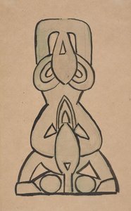 Design For 'door-knocker — Henri Gaudier-brzeska