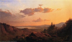 View Of The Hudson River From Olana — Frederic Edwin Church, Hudson River School