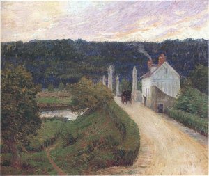 Country Road Bridge And Carriage — Henri Lebasque