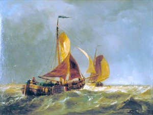 Dutch Schuyts Beating Out Of The Scheldt — Richard Beavis