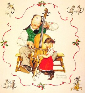 Christmas Dance — Norman Rockwell