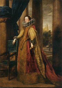 Retrato De Una Noble Dama Genovesa — Sir Anthony Van Dyck