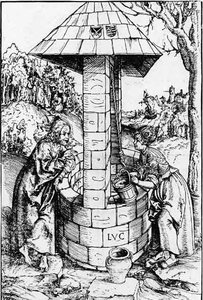 Christ And The Samaritan Woman At The Well — Lucas Cranach The Elder
