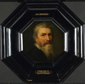 Portrait of Lubbert Gerritsz (1535-1612), Michiel Jansz van Mierevelt (workshop of), after c. 1607