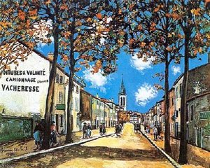 St Romaine Quarter — Maurice Utrillo