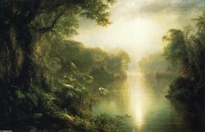 El Rio De Luz (also Known As The River Of Light) — Frederic Edwin Church, Hudson River School