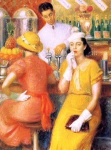 The Soda Fountain — William James Glackens, American Realism