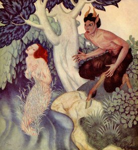 Pan And Syrinx — Edmund Dulac