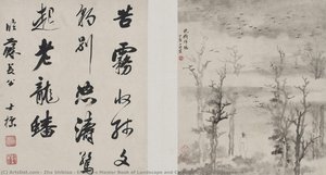 Erzhan’s Master Book Of Landscape And Calligraphy (album Leaves)－9 — Zha Shibiao