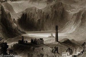 Glendalough — William Henry Bartlett