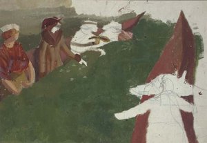 Study For 'the Resurrection' — Sir Stanley Spencer
