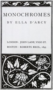 Monochuromes — Aubrey Vincent Beardsley, Art Nouveau
