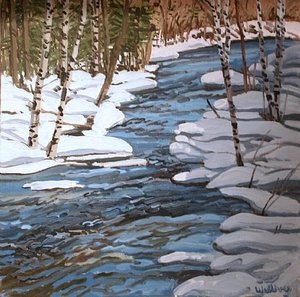 Study For Blue Ducktrap — Neil Gavin Welliver