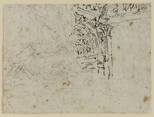 Architectural Details (verso) — Francesco Lazzaro Guardi