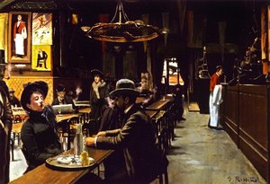 El Cafe De Montmartre (also Known As Cafe De Los Incoherentes) — Santiago Rusiñol Prats